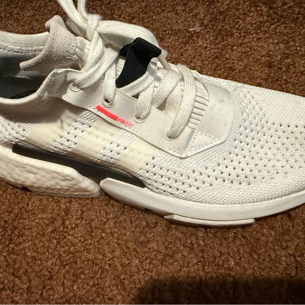 Adidas White and Red Sneakers